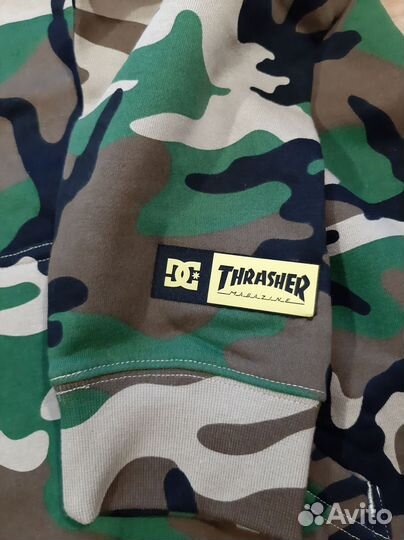 Худи Thrasher x DC Shoes на рухах