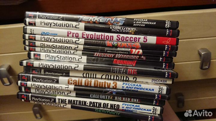 Диски для Sony PlayStation 2, одним лотом