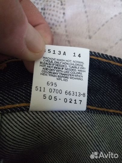 Джинсы levis 505-0217 USA р.31-32/34-36