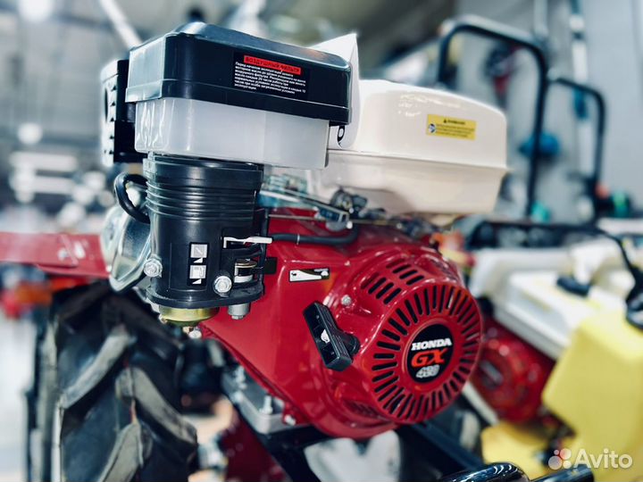 Мотоблок Honda GX420 18лс бензин+ Плуг+Фрезы