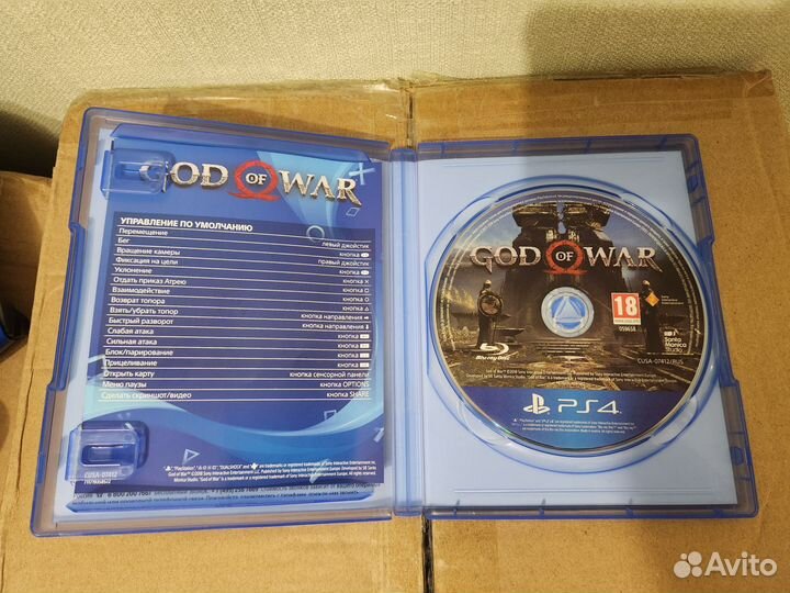 Игра God of war диск для ps4