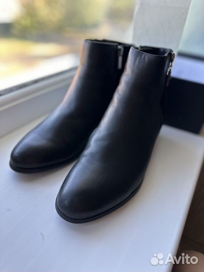Ботинки кожаные