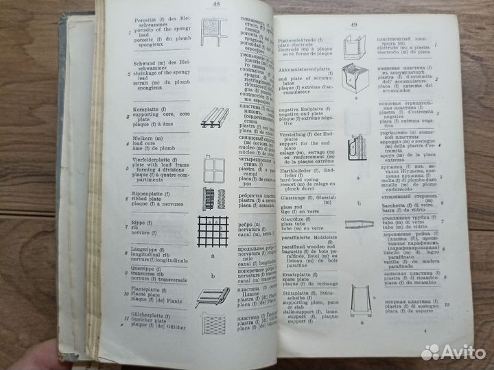 Старинная книга до1917 Илюстр Технический словарь