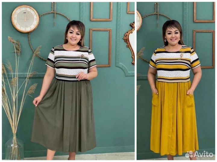Платья новые(4 расцветки) 48-50-52-54