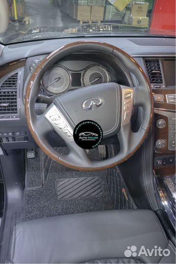 3Д ковры из экокожи для Infiniti QX 80