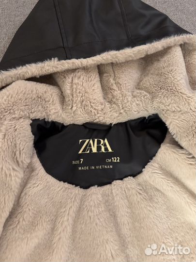 Дублёнка zara детская