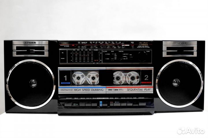 Стереофоническая Магнитола Fisher PH-W702K, 1989г