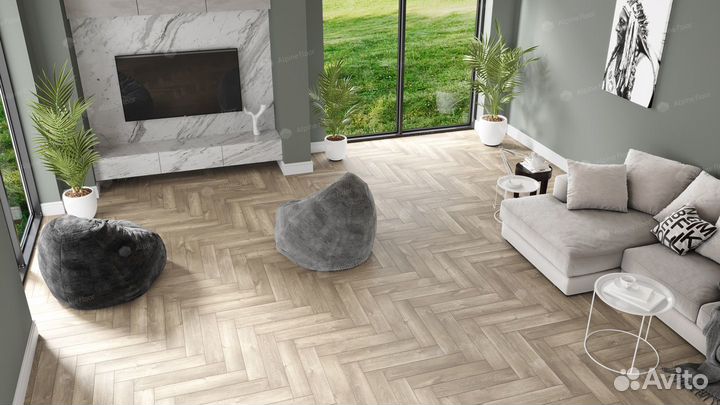 ECO 19-5 Дуб Натур Отбеленный Parquet Premium