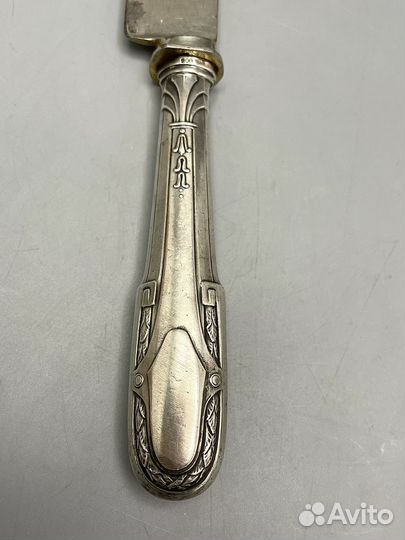 Нож столовый серебро 84 проба