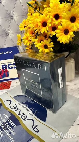 Bvlgari Aqva 100мл + сертификат