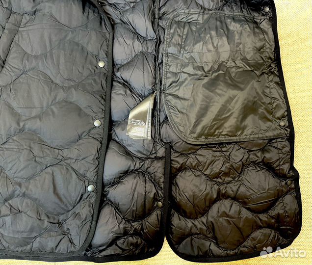 Жилет длинный пух uniqlo ультралегкий