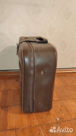 Чемодан СССР кожаный раритет