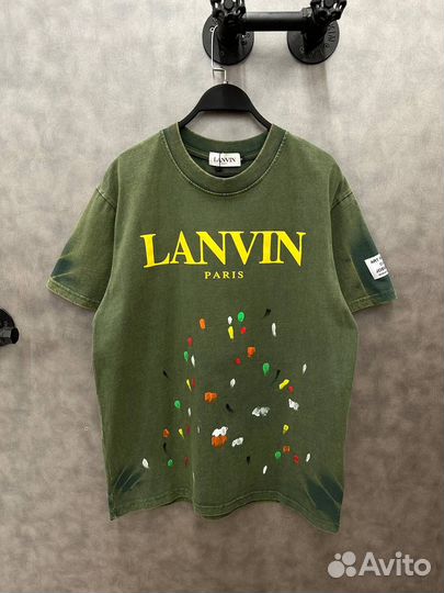 Футболки Lanvin оверсайз стильные