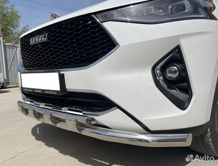 Haval F7, F7X 2019 Защита переднего бампера