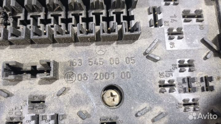 Блок предохранителей M-класс W163 рестайлинг (2001—2005) Mercedes-Benz