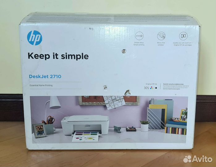 Мфу струйный HP DeskJet 2710 цветная печать