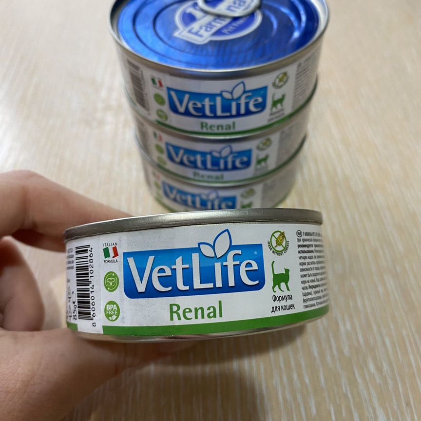 Корм Vetlife renal для кошек