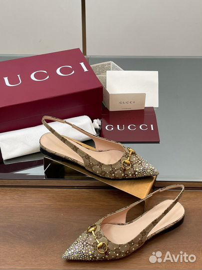 Босоножки туфли Gucci 2025