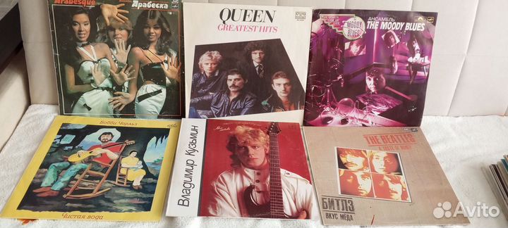 Виниловые пластинки из личной коллекции