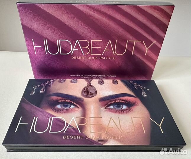 Палетка теней huda beauty