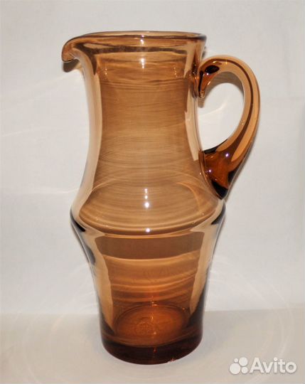 Кувшин Цветное карамельное стекло СССР 70-е Винтаж