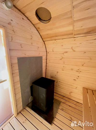 Каркасная баня 2 метра