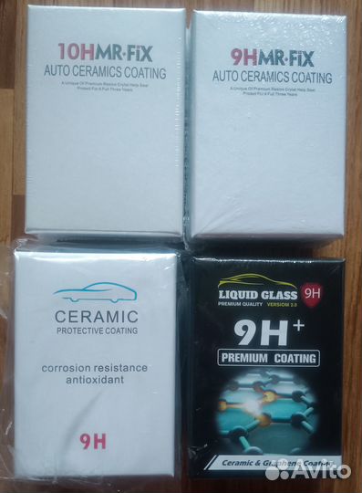 Керамика для автомобиля / жидкое стекло 9H / 10H