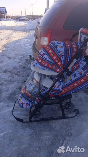 Коляска санки