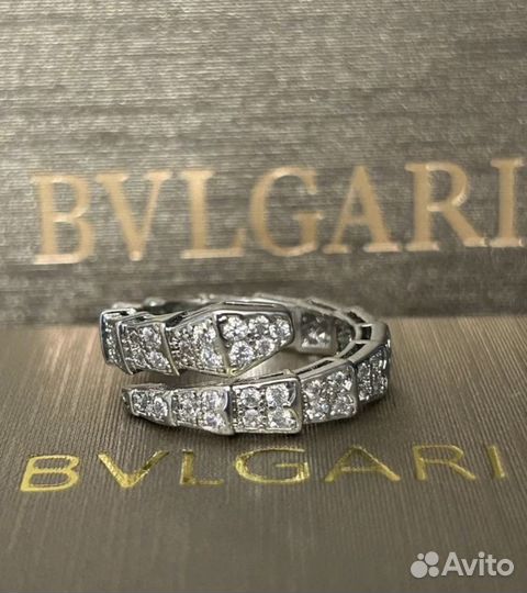 Кольцо Bulgari змея