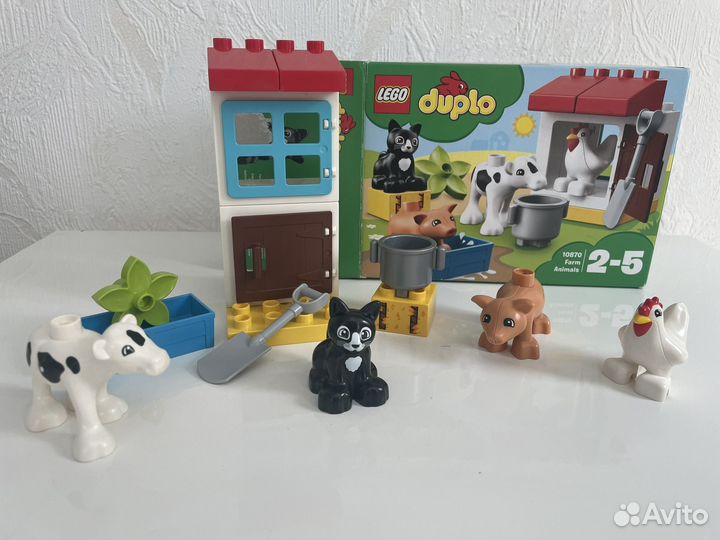 Lego duplo принцессы и животные