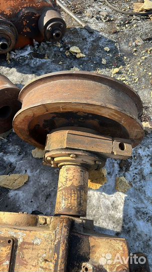 Колеси крановые К2Р 630х150 с буксами Тельфер таль