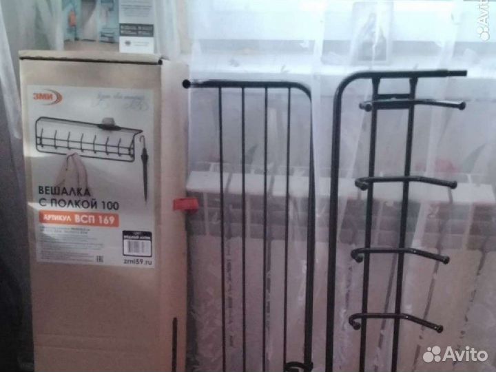 Вешалка для Одежды Настенная Металлическая