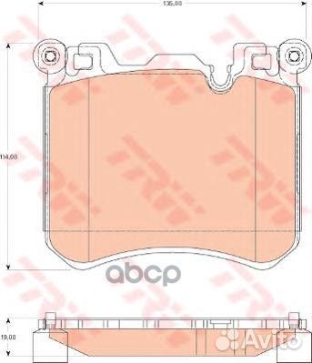 Колодки передние BMW X5-E70/F15 (M) / X6-E71/F1