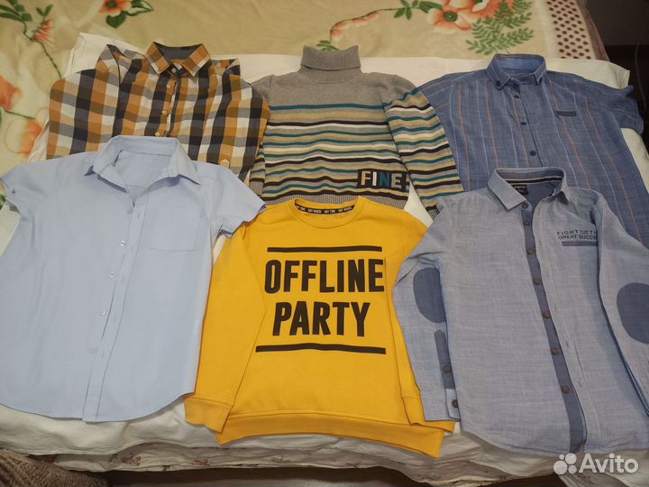 Рубашка для мальчика 128