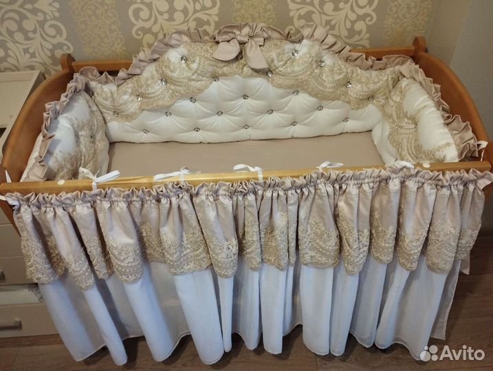 Бортики в детскую кроватку