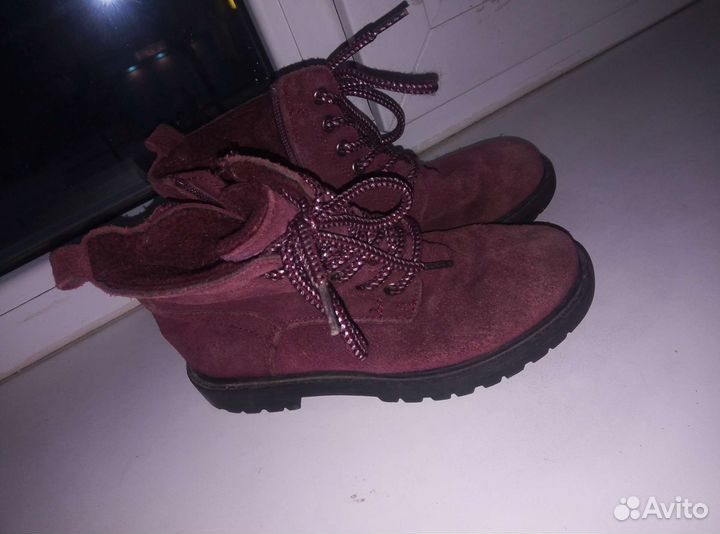 Ботинки весна осень для девочки. 30р