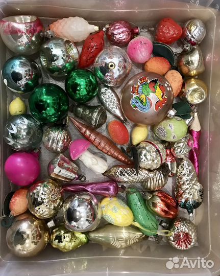 Елочные игрушки СССР
