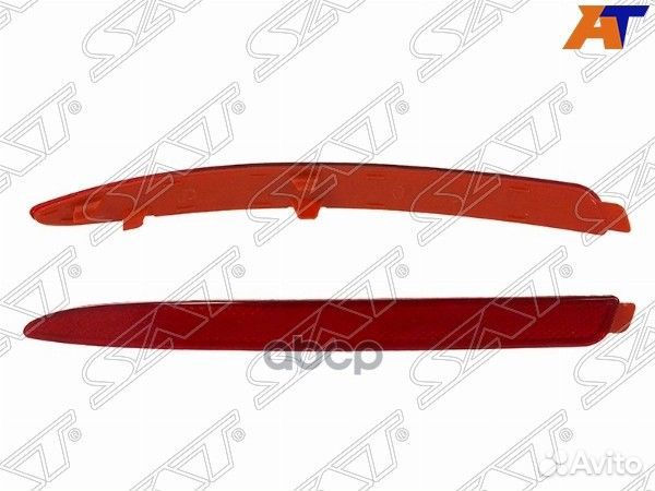 Отражатель в задний бампер skoda octavia 08-13