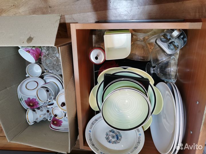 Посуда 2 коробки, IKEA