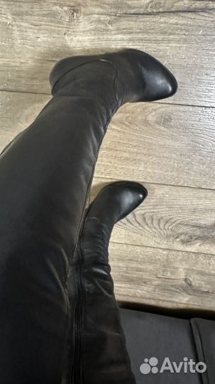 Сапоги женские натуральная кожа, демисезонные