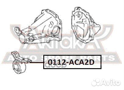 Подушка заднего дифференциала toyota RAV4 0112A