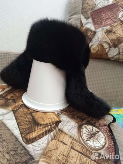 Шапка новая норковая, мужская