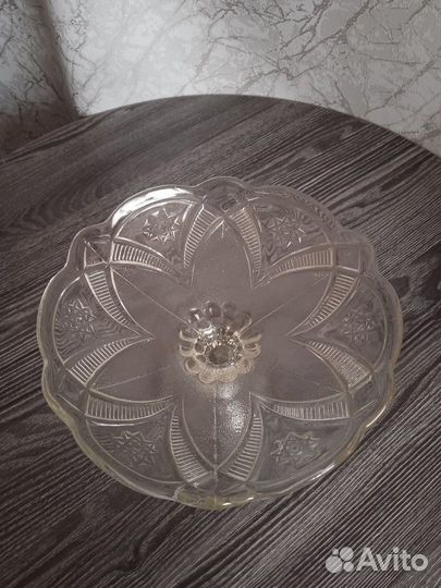 Ваза для фруктов на ножке СССР