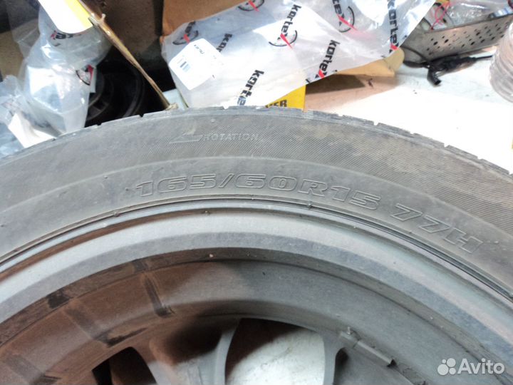 Колеса в сборе r15 летние 4 100