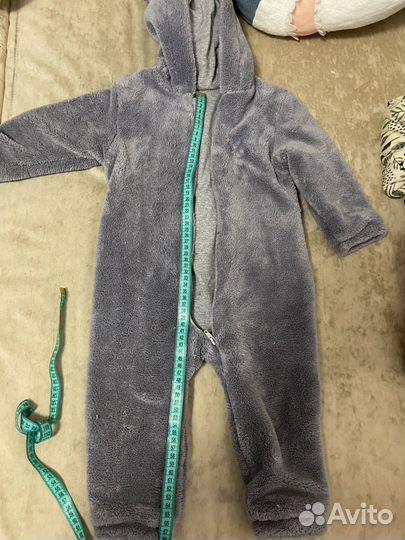 Комбинезон плюшевый 80
