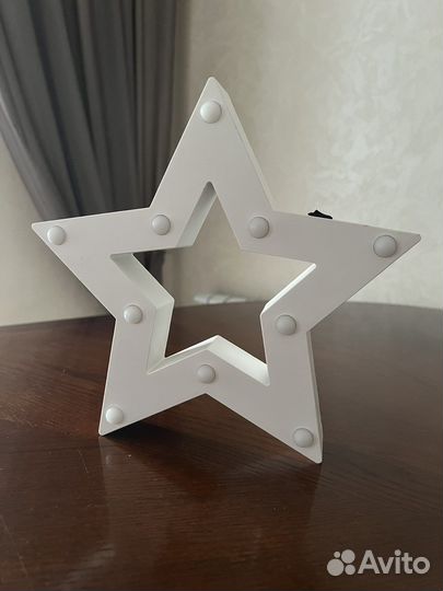 Светильник декоративный в форме звезды