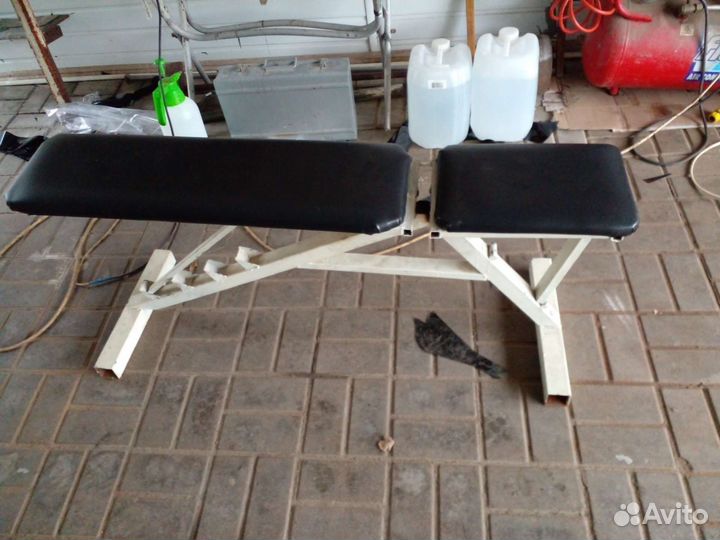 Раскладная скамья с партой скотта