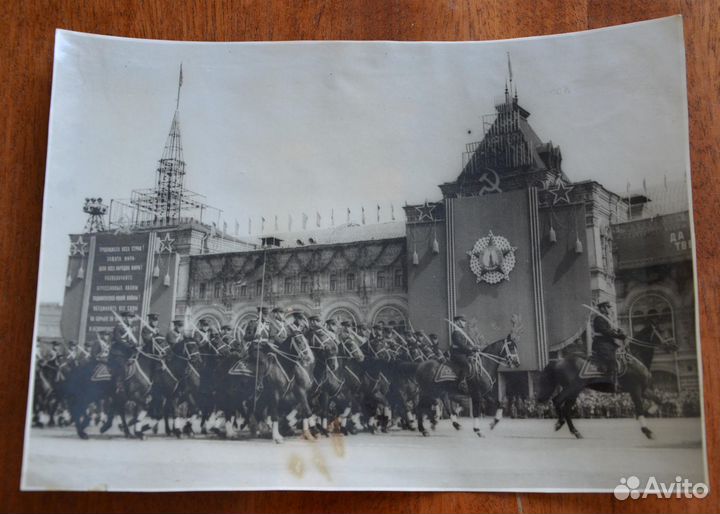Фотографии СССР парад 1949, здание ВДНХ