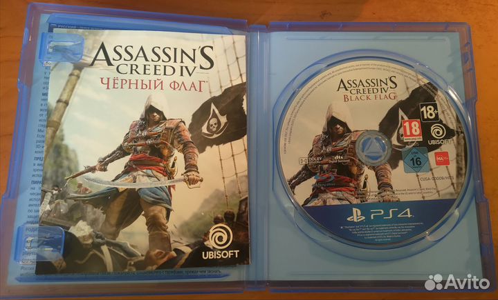 Диск Assassin's creed 4: Black Flag для ps 4, ps 5