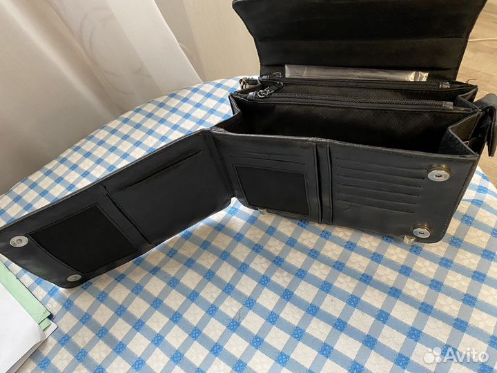 Барсетка кожаная мужская